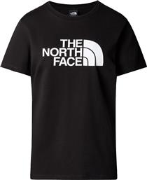 W S/S RELAXED EASY TEE NF0A87N9JK3-JK3 ΜΑΥΡΟ THE NORTH FACE από το ZAKCRET SPORTS