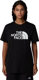 W S/S RELAXED EASY TEE NF0A8A6GJK3-JK3 ΜΑΥΡΟ THE NORTH FACE