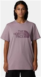 W S/S RELAXED EASY TEE PURPLE CHA (9000189393-78339) THE NORTH FACE