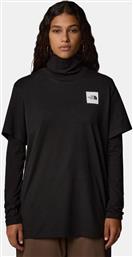 W S/S RELAXED FINE TEE TNF BLACK (9000189469-4617) THE NORTH FACE