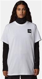 W S/S RELAXED FINE TEE TNF WHITE (9000189466-12039) THE NORTH FACE