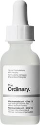 NIACINAMIDE 10% + ZINC 1% SERUM ΟΡΟΣ ΠΡΟΣΩΠΟΥ ΠΟΥ ΕΞΟΜΑΛΥΝΕΙ, ΧΑΡΙΖΕΙ ΦΩΤΕΙΝΟΤΗΤΑ & ΥΠΟΣΤΗΡΙΞΗ ΣΤΗΝ ΕΠΙΔΕΡΜΙΔΑ ΜΕ ΤΑΣΗ ΓΙΑ ΑΤΕΛΕΙΕΣ 30ML THE ORDINARY