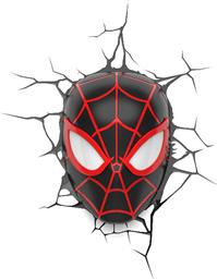 ΔΙΑΚΟΣΜΗΤΙΚΟ ΦΩΤΙΣΤΙΚΟ LED 3DL MARVEL SPIDERMAN MILES MORALES FACE 89759 THE SOURCE