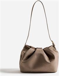 ΓΥΝΑΙΚΕΙΑ ΤΣΑΝΤΑ ΩΜΟΥ VEGAN SUEDE ''LARA'' - TMFW25LRSUE58 TAUPE THEMOIRE