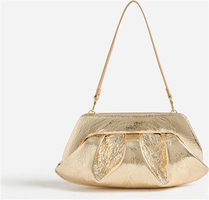 ΓΥΝΑΙΚΕΙΟ ΤΣΑΝΤΑΚΙ CLUTCH VEGAN ΑΠΟ PIñATEX ''EMERA'' - TMSR25EMRPI19 ΧΡΥΣΟ THEMOIRE