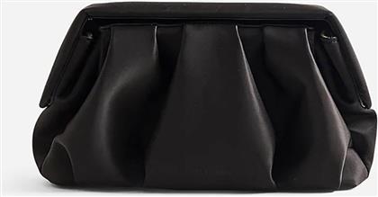 ΓΥΝΑΙΚΕΙΟ ΤΣΑΝΤΑΚΙ CLUTCH VEGAN SATIN ''AFRODITE'' - TMFW25AFSA1 ΜΑΥΡΟ THEMOIRE