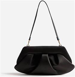 ΓΥΝΑΙΚΕΙΟ ΤΣΑΝΤΑΚΙ CLUTCH VEGAN SATIN ''EMERA'' - TMFW25EMRSA1 ΜΑΥΡΟ THEMOIRE