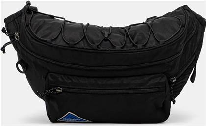 ΤΣΑΝΤΑ ΦΑΚΕΛΟΣ WASHED NYLON LUMBAR PACK ΧΡΩΜΑ: ΜΑΥΡΟ, TN243WBASB02 THISISNEVERTHAT