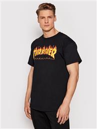 T-SHIRT FLAME ΜΑΥΡΟ REGULAR FIT THRASHER