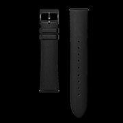 E LEATHER STRAP BLACK TICWATCH