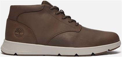 ΑΝΔΡΙΚΑ ΔΕΡΜΑΤΙΝΑ ΜΠΟΤΑΚΙΑ ''PARKER STREET MID LACE UP'' - TB0A6C7TW011 ΚΑΦΕ TIMBERLAND
