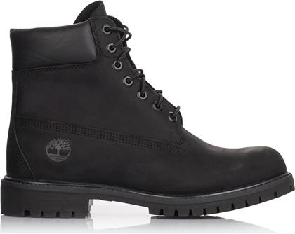 ΑΝΔΡΙΚΑ ΔΕΡΜΑΤΙΝΑ ΜΠΟΤΑΚΙΑ PREMIUM 6 TB110073-001 ΜΑΥΡΑ TIMBERLAND