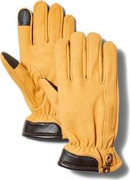 ΑΝΔΡΙΚΑ ΔΕΡΜΑΤΙΝΑ ΓΑΝΤΙΑ WINTER HILL NUBUCK GLOVE WITH TOUCH TIPS TB0A65ST231 ΚΙΤΡΙΝΟ TIMBERLAND