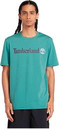 ΑΝΔΡΙΚΗ ΜΠΛΟΥΖΑ T-SHIRT LINEAR LOGO TB0A5UPQCL6 ΠΡΑΣΙΝΟ TIMBERLAND