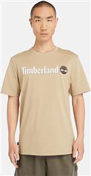 ΑΝΔΡΙΚΗ ΜΠΛΟΥΖΑ T-SHIRT LINEAR LOGO TB0A5UPQDH4 ΜΠΕΖ TIMBERLAND