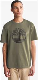 ΑΝΔΡΙΚΗ ΜΠΛΟΥΖΑ T-SHIRT RIVER TREE LOGO TB0A2C2RA58 ΠΡΑΣΙΝΟ TIMBERLAND