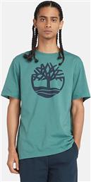 ΑΝΔΡΙΚΗ ΜΠΛΟΥΖΑ T-SHIRT RIVER TREE LOGO TB0A2C2RCL6 ΠΡΑΣΙΝΟ TIMBERLAND