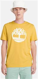 ΑΝΔΡΙΚΗ ΜΠΛΟΥΖΑ T-SHIRT RIVER TREE LOGO TB0A2C2REG4 ΚΙΤΡΙΝΟ TIMBERLAND