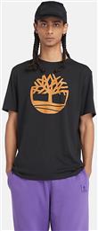 ΑΝΔΡΙΚΗ ΜΠΛΟΥΖΑ T-SHIRT RIVER TREE LOGO TB0A2C2RP56 ΜΑΥΡΟ TIMBERLAND