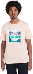 ΑΝΔΡΙΚΗ ΜΠΛΟΥΖΑ T-SHIRT SS COAST GRAPHIC TEE A65WH-662 ΡΟΖ TIMBERLAND