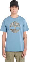 ΑΝΔΡΙΚΗ ΜΠΛΟΥΖΑ T-SHIRT SS TREE LOGO CAMO TEE A68VH-DJ5 ΣΙΕΛ TIMBERLAND