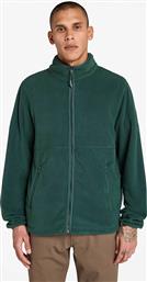 ΑΝΔΡΙΚΗ ΖΑΚΕΤΑ POLAR FLEECE ΜΕ ΨΗΛΟ ΛΑΙΜΟ ΚΑΙ ΛΟΓΟΤΥΠΟ - TB0A6HM33171 ΠΡΑΣΙΝΟ ΣΚΟΥΡΟ TIMBERLAND