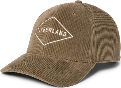 ΑΝΔΡΙΚΟ ΚΑΠΕΛΟ ΚΟΤΛΕ CORDUROY BASEBALL CAP TB0A65PPA58 ΠΡΑΣΙΝΟ TIMBERLAND