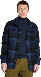 ΑΝΔΡΙΚΟ OVERSHIRT ΜΕ ΚΑΡΟ ΣΧΕΔΙΟ ΚΑΙ ΤΣΕΠΕΣ REGULAR FIT ''WINTER'' - TB0A44HBV821 ΜΠΛΕ ΣΚΟΥΡΟ TIMBERLAND