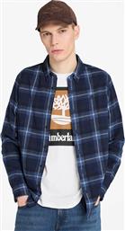 ΑΝΔΡΙΚΟ ΠΟΥΚΑΜΙΣΟ FLANNEL BUTTON DOWN ΜΕ ΚΑΡΟ ΣΧΕΔΙΟ ΚΑΙ ΚΕΝΤΗΜΕΝΟ ΛΟΓΟΤΥΠΟ REGULAR FIT - TB0A44XQV821 ΜΠΛΕ ΣΚΟΥΡΟ TIMBERLAND