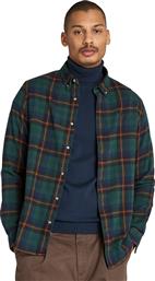 ΑΝΔΡΙΚΟ ΠΟΥΚΑΜΙΣΟ ΚΑΡΟ MIDWEIGHT FLANNEL CHECK SHIRT TB0A44XQG82 ΠΡΑΣΙΝΟ TIMBERLAND