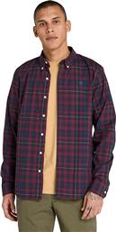 ΑΝΔΡΙΚΟ ΠΟΥΚΑΜΙΣΟ ΚΑΡΟ STRETCH POPLIN CHECK SHIRT TB0A5M16EYS ΜΠΟΡΝΤΟ TIMBERLAND