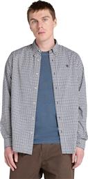 ΑΝΔΡΙΚΟ ΠΟΥΚΑΜΙΣΟ ΚΑΡΟ STRETCH POPLIN GINGHAM SHIRT TB0A5M2EG56 ΚΑΦΕ TIMBERLAND