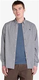 ΑΝΔΡΙΚΟ ΠΟΥΚΑΜΙΣΟ STRETCH POPLIN BUTTON DOWN ΜΕ ΚΑΡΟ ΣΧΕΔΙΟ ΚΑΙ ΚΕΝΤΗΜΕΝΟ ΛΟΓΟΤΥΠΟ REGULAR FIT - TB0A5M2EG561 ΚΑΦΕ TIMBERLAND