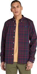 ΑΝΔΡΙΚΟ ΠΟΥΚΑΜΙΣΟ STRETCH POPLIN BUTTON DOWN ΜΕ ΚΑΡΟ ΣΧΕΔΙΟ ΚΑΙ ΚΕΝΤΗΜΕΝΟ ΛΟΓΟΤΥΠΟ SLIM FIT - TB0A5M16EYS1 ΜΠΟΡΝΤΟ TIMBERLAND