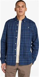 ΑΝΔΡΙΚΟ ΠΟΥΚΑΜΙΣΟ STRETCH POPLIN BUTTON DOWN ΜΕ ΚΑΡΟ ΣΧΕΔΙΟ ΚΑΙ ΚΕΝΤΗΜΕΝΟ ΛΟΓΟΤΥΠΟ SLIM FIT - TB0A5M16V821 ΜΠΛΕ ΣΚΟΥΡΟ TIMBERLAND