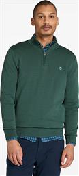 ΑΝΔΡΙΚΟ ΠΟΥΛΟΒΕΡ LS WILLIAMS RIVER COTTON YD 1/4 ZIP SWEATER REGULAR TB0A2BMX317 ΠΡΑΣΙΝΟ TIMBERLAND