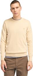 ΑΝΔΡΙΚΟ ΠΟΥΛΟΒΕΡ LS WILLIAMS RIVER COTTON YD CREW SWEATER REGULAR TB0A2BMMEFL ΜΠΕΖ TIMBERLAND