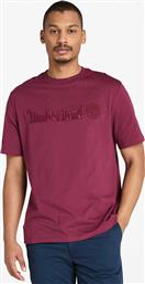 ΑΝΔΡΙΚΟ T-SHIRT ΜΕ ΑΝΑΓΛΥΦΟ ΛΟΓΟΤΥΠΟ AUTHENTIC FIT ''HAMPTON'' - TB0A6VPE6481 ΜΠΟΡΝΤΟ TIMBERLAND