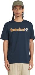 ΑΝΔΡΙΚΟ T-SHIRT ΜΕ LETTER LOGO PRINT ''RIVER LINEAR LOGO'' - TB0A5UPQ4331 ΜΠΛΕ ΣΚΟΥΡΟ TIMBERLAND