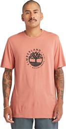 ΑΝΔΡΙΚΟ T-SHIRT SS REFIBRA LOGO GRAPHIC TEE A65XSDJ1 ΡΟΖ TIMBERLAND