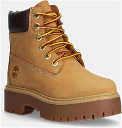 ΜΠΟΤΑΚΙΑ ΑΠΟ ΔΕΡΜΑ NUBUCK STONE STREET ΧΡΩΜΑ: ΚΑΦΕ, TB1A5RJD2311 TIMBERLAND