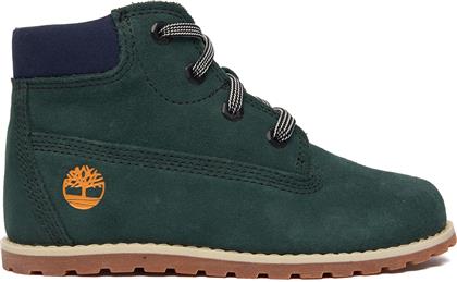 ΜΠΟΤΙΝΙΑ POKEY PINE MID LACE UP TB0A292EEY01 ΠΡΑΣΙΝΟ TIMBERLAND