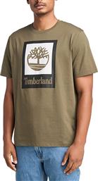 COLORED SHORT SLEEVE TEE TIMBERLAND από το SHOPPING HOUSE