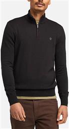 COTTON YD 1/4 ZIP SWEATER TIMBERLAND