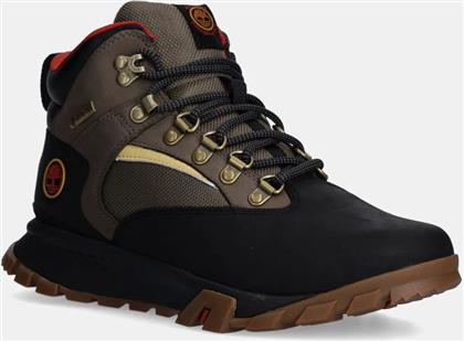 ΔΕΡΜΑΤΙΝΑ ΠΑΠΟΥΤΣΙΑ MT LINCOLN ΧΡΩΜΑ: ΜΑΥΡΟ, TB1A61HV0151 TIMBERLAND