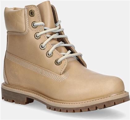 ΔΕΡΜΑΤΙΝΑ WORKERS PREMIUM 6 INCH LACE UP WATERPROOF ΧΡΩΜΑ: ΜΠΕΖ, TB0A2HR8EN21 TIMBERLAND