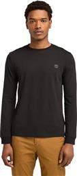 DUNSTAN RIVER LONG SLEEVE TEE TB0A2BQ3X65-X65 ΜΑΥΡΟ TIMBERLAND