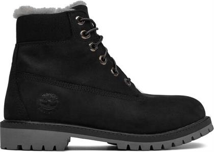 ΟΡΕΙΒΑΤΙΚΑ ΠΑΠΟΥΤΣΙΑ PREMIUM 6 INCH WP SHEARLING LINED TB0A41UX0011 ΜΑΥΡΟ TIMBERLAND