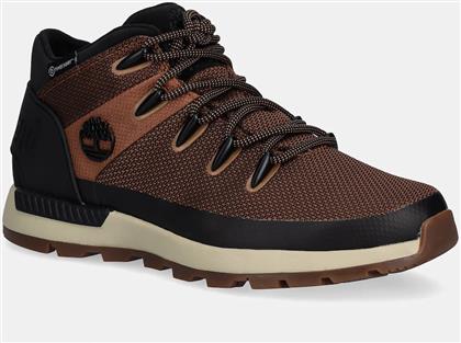 ΠΑΠΟΥΤΣΙΑ SPRINT TREKKER MID LC WATERPROOF ΧΡΩΜΑ: ΚΑΦΕ, TB0A6CRBEJU1 TIMBERLAND