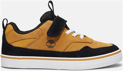 ΠΑΙΔΙΚΑ ΠΑΠΟΥΤΣΙΑ ''STONE JUMP LOW HOOK & LOOP SNEAKER'' - TB0A6H44EZ01 ΜΟΥΣΤΑΡΔΙ TIMBERLAND